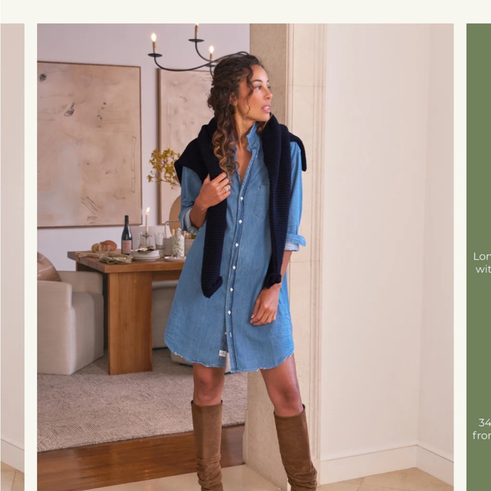 Frank and Eileen Mary denim dress